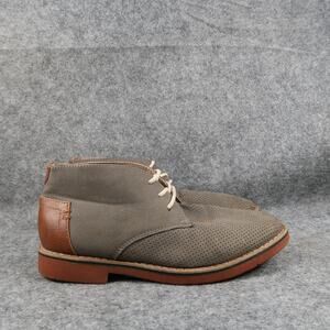 Report Shoes Kids Boys 3 Chukka Boot Casual Dress Lace Up Perforated  Sneaker